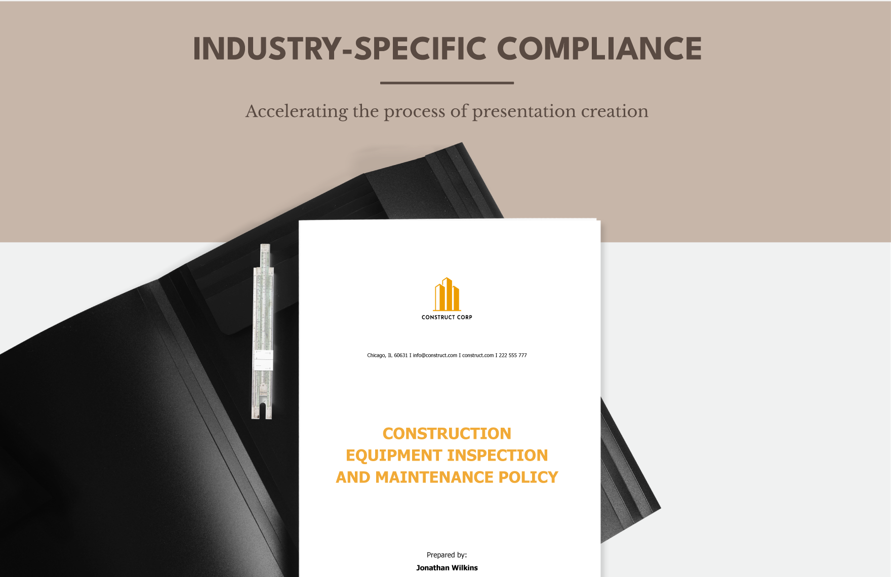 Construction Equipment Inspection and Maintenance Policy Template