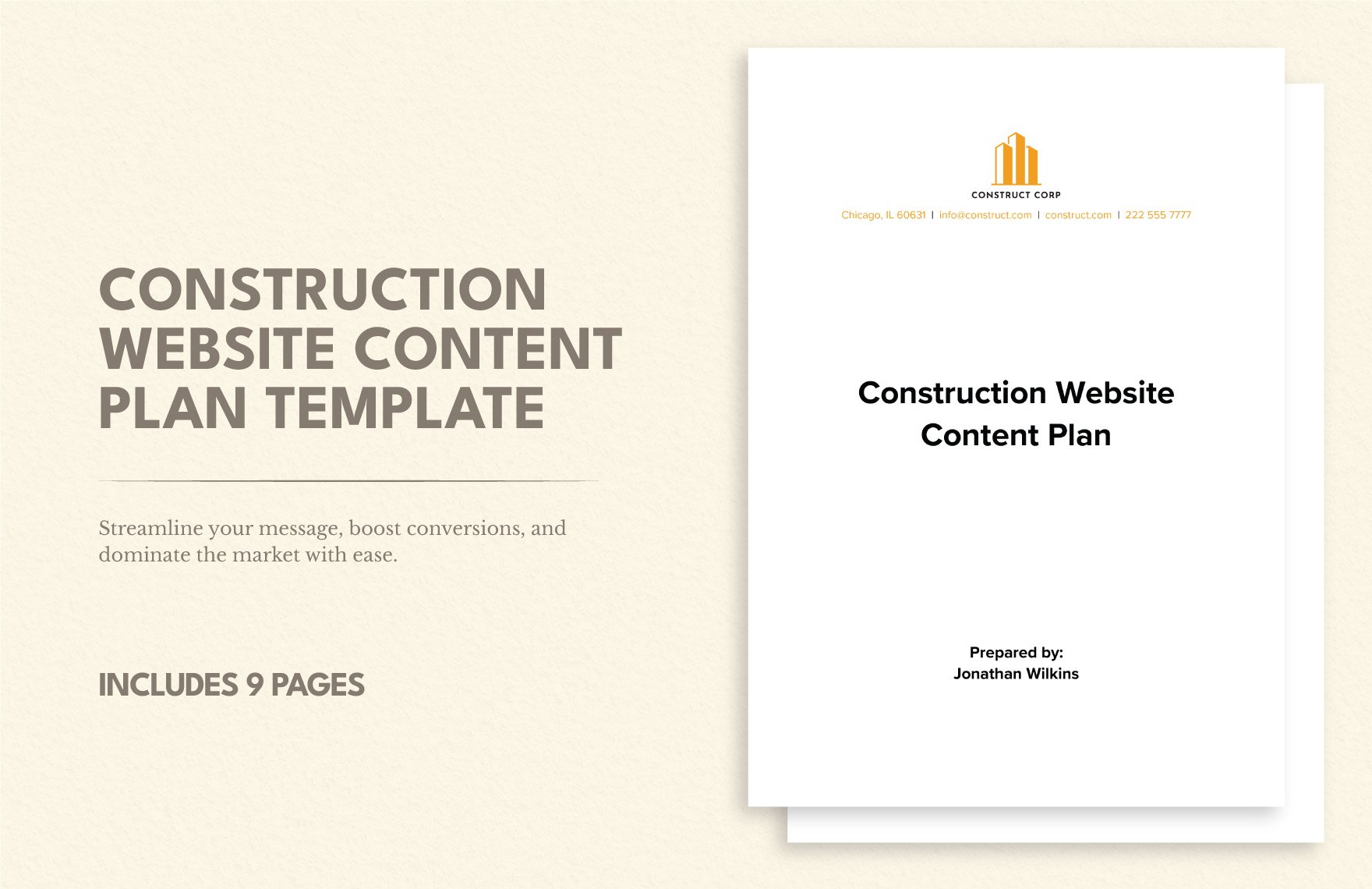 construction-website-content-plan