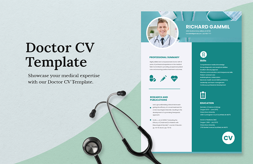 Doctor CV Template 