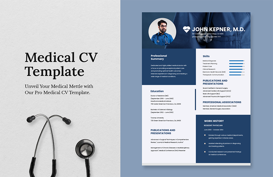 Medical CV Template
