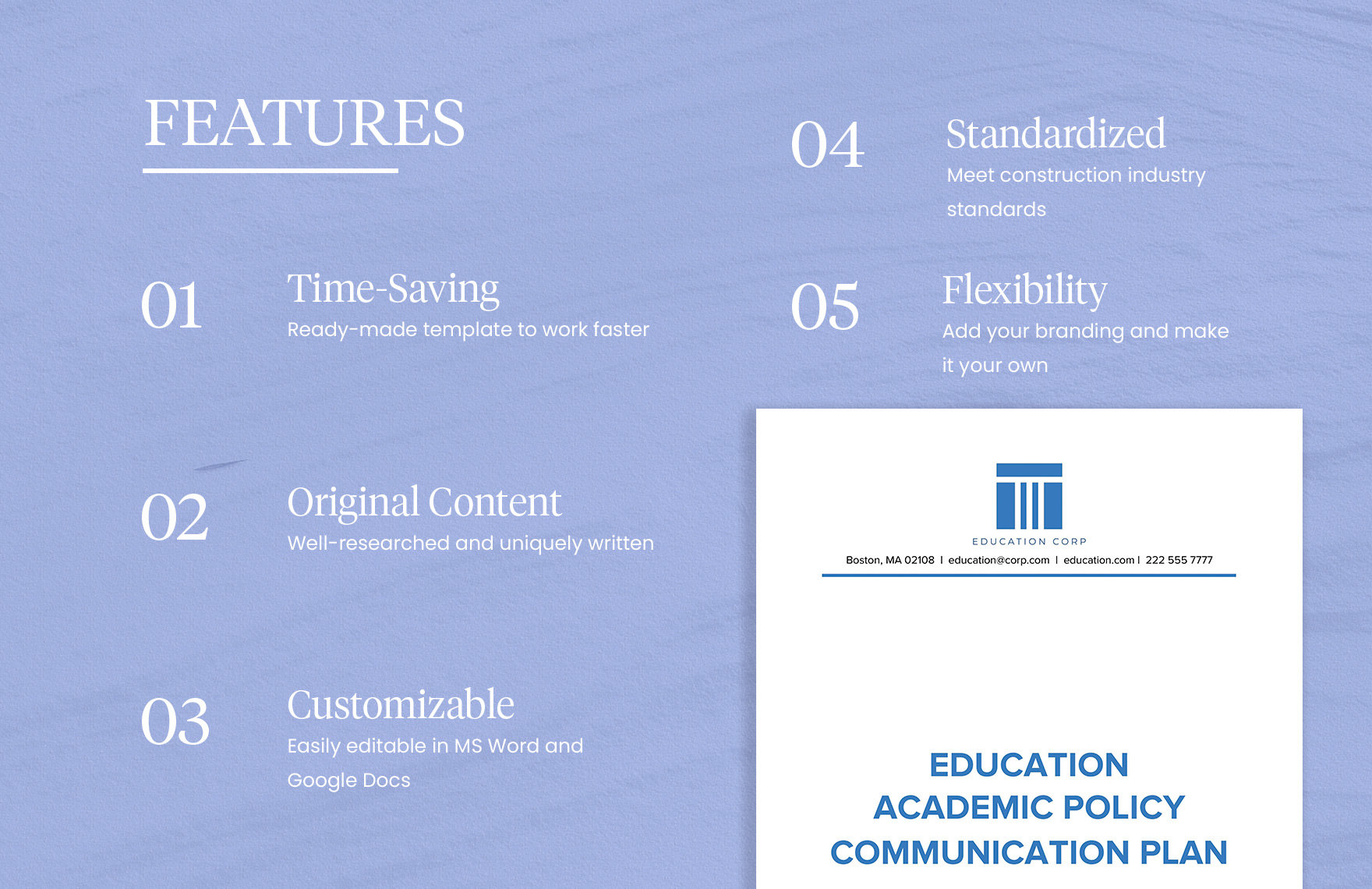 Education Academic Policy Communication Plan