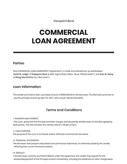 commercial loan