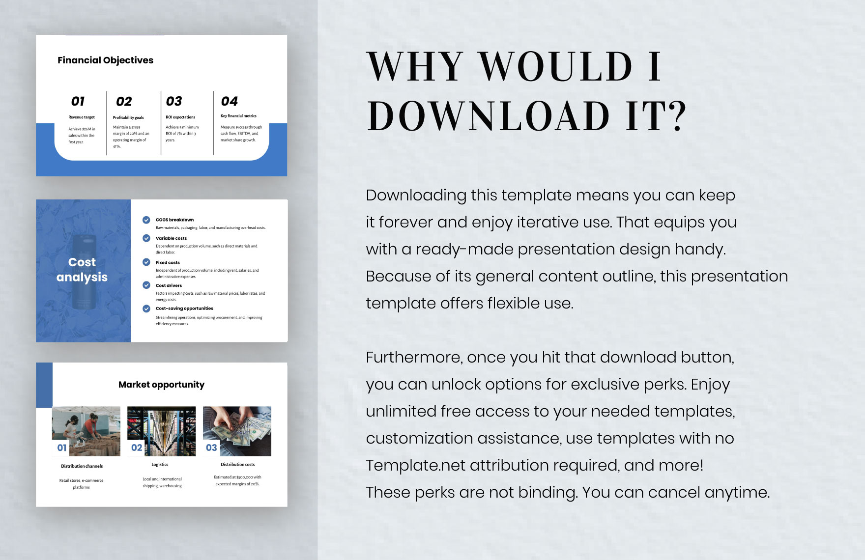 Free Finance Presentation Template to Edit Online