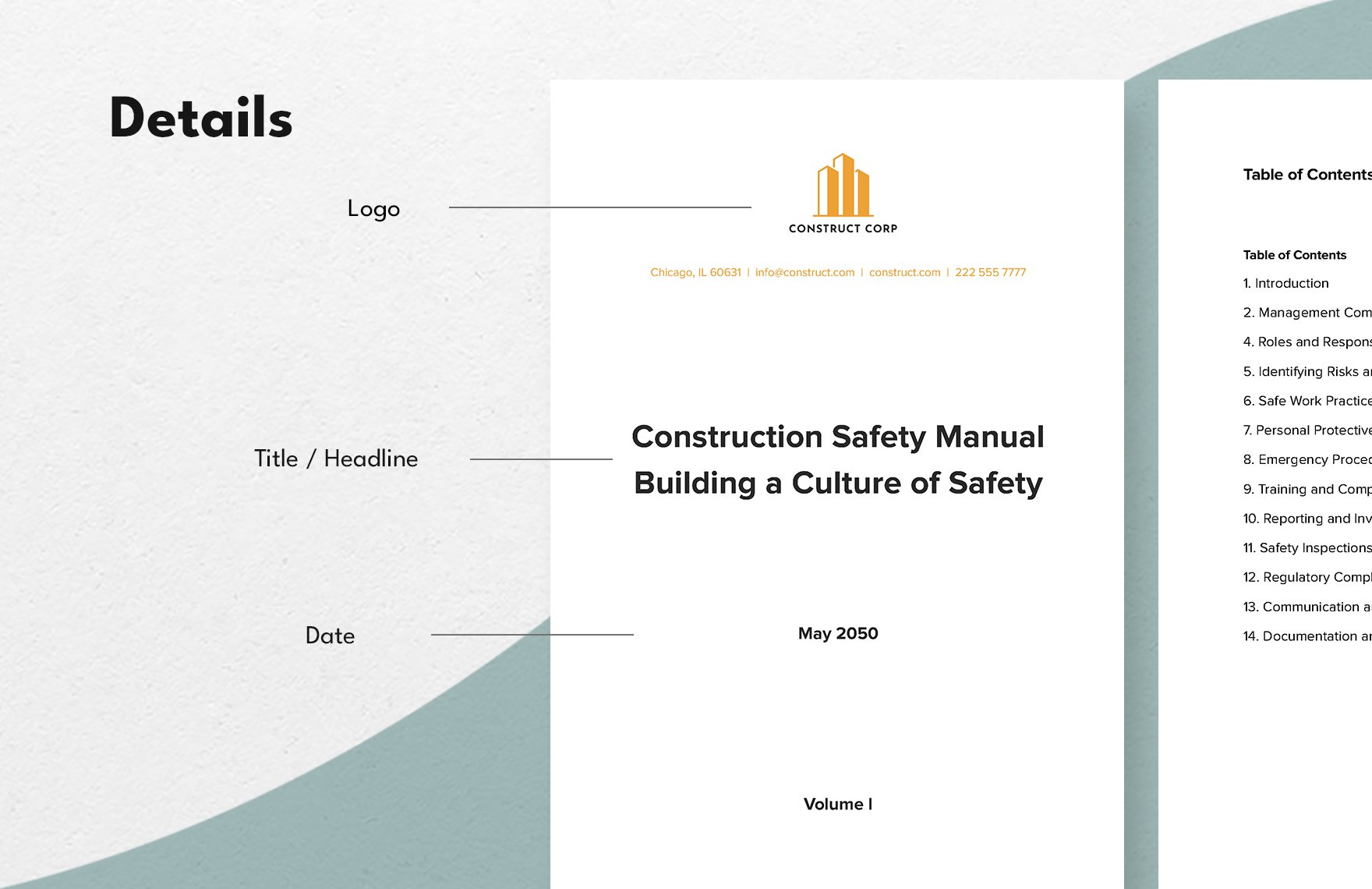 Construction Safety Manual Template
