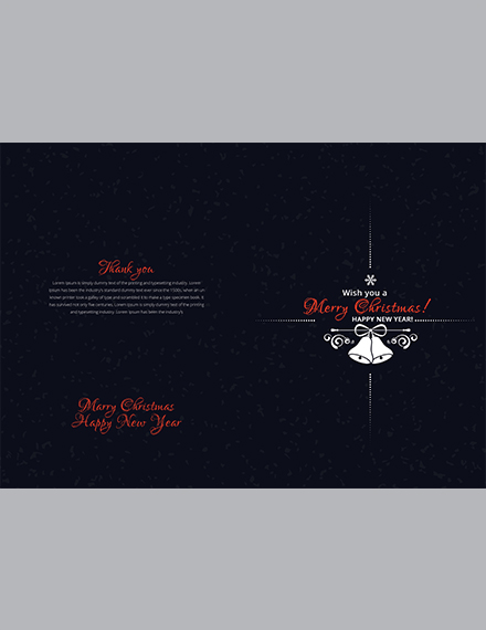 Creative Christmas BiFold Brochure Template