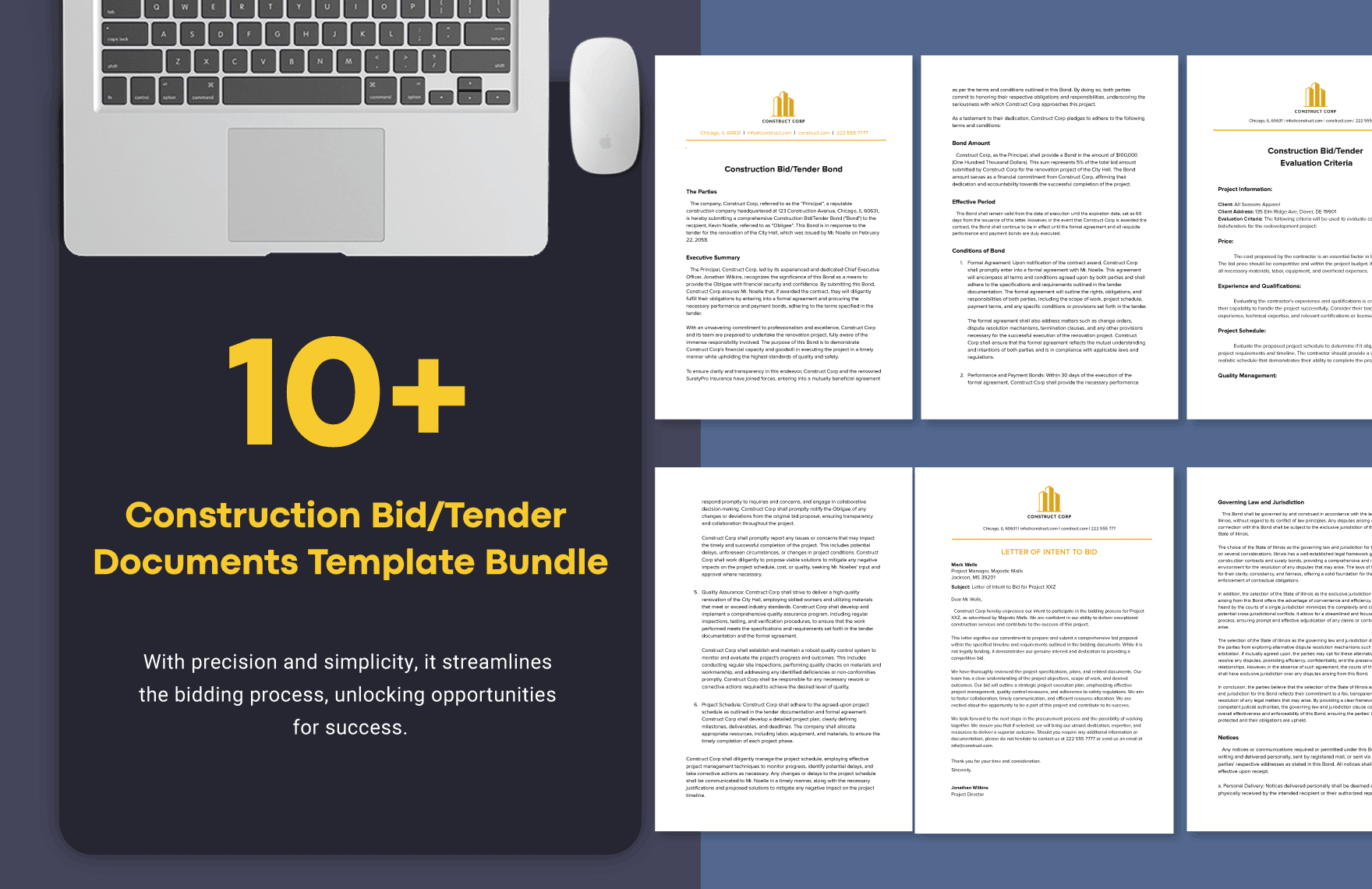 10+ Construction Bid/Tender Documents Template Bundle in Word, Google Docs - Download | Template.net