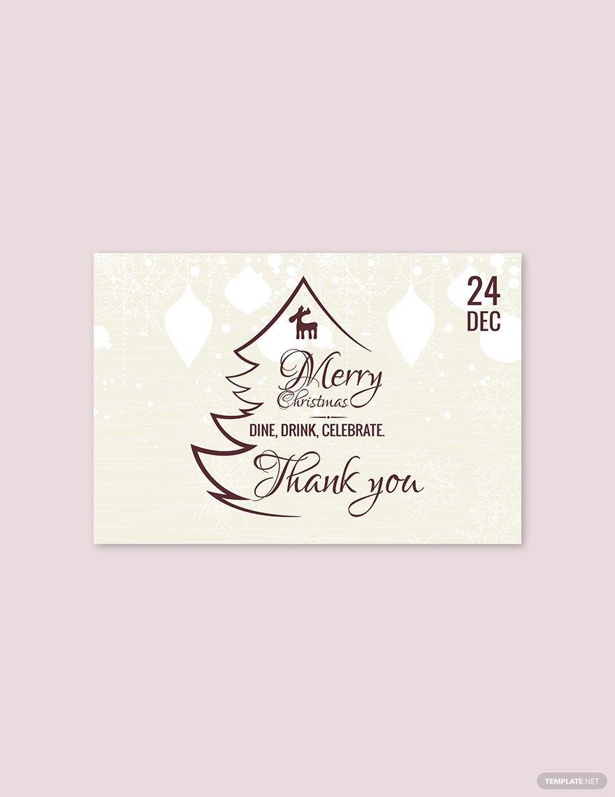 Thank You Card PDF Templates Free Download Template