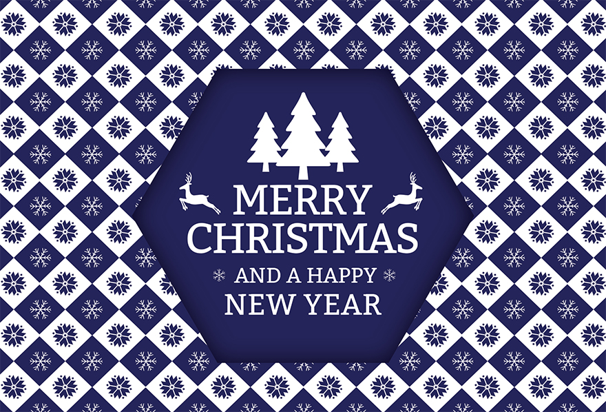 Free Simple Christmas Thank You Card Template Download in Word, PSD