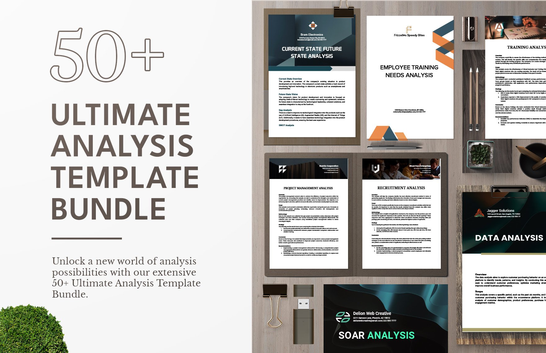 50+ Ultimate Analysis Template Bundle