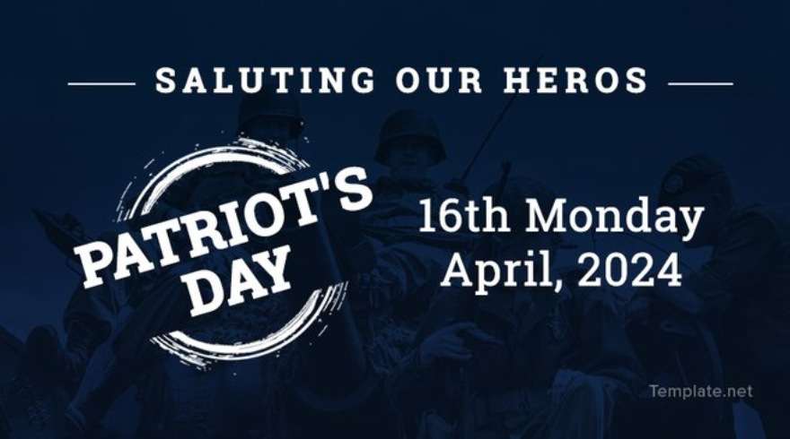 Patriot's Day Facebook App Cover Template