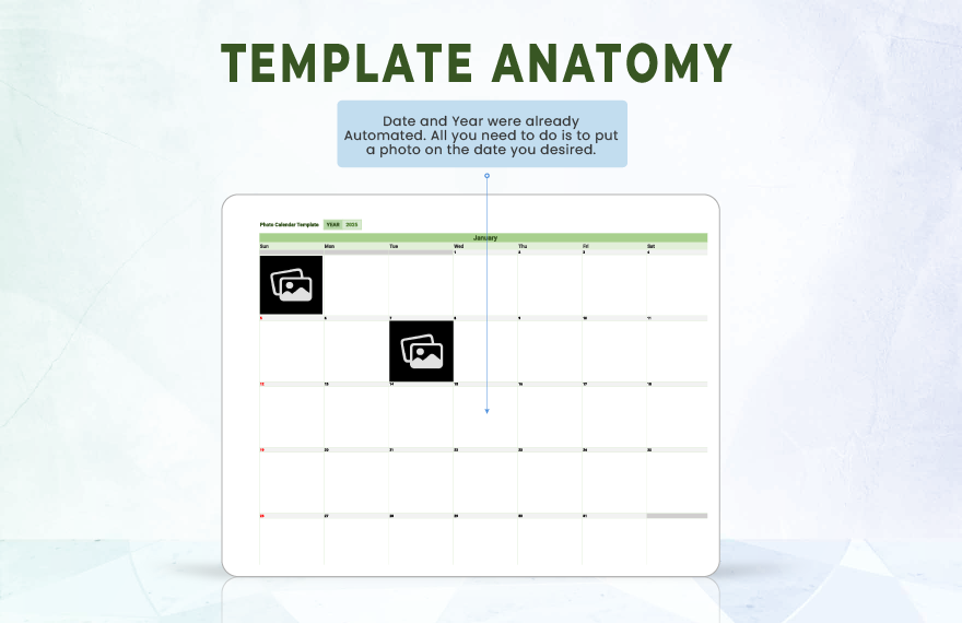 Photo Calendar Template