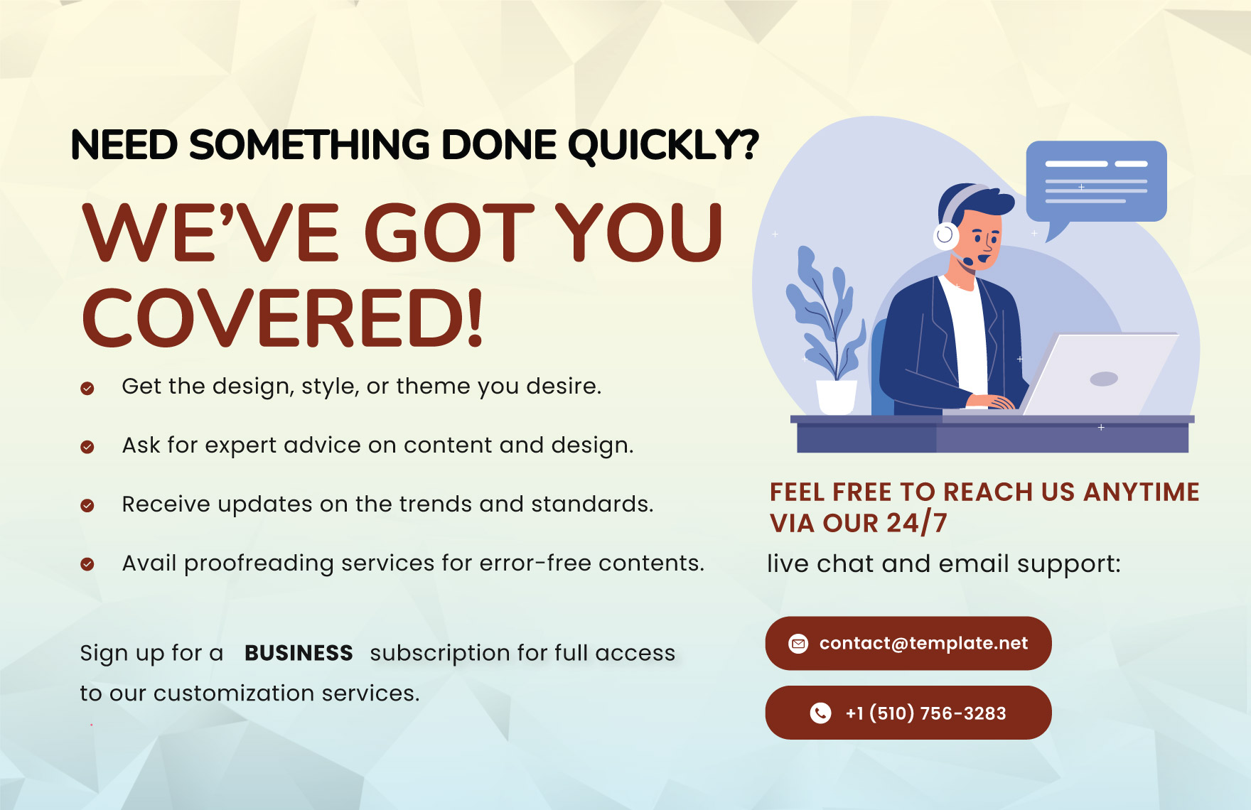 Business Meeting Calendar Template