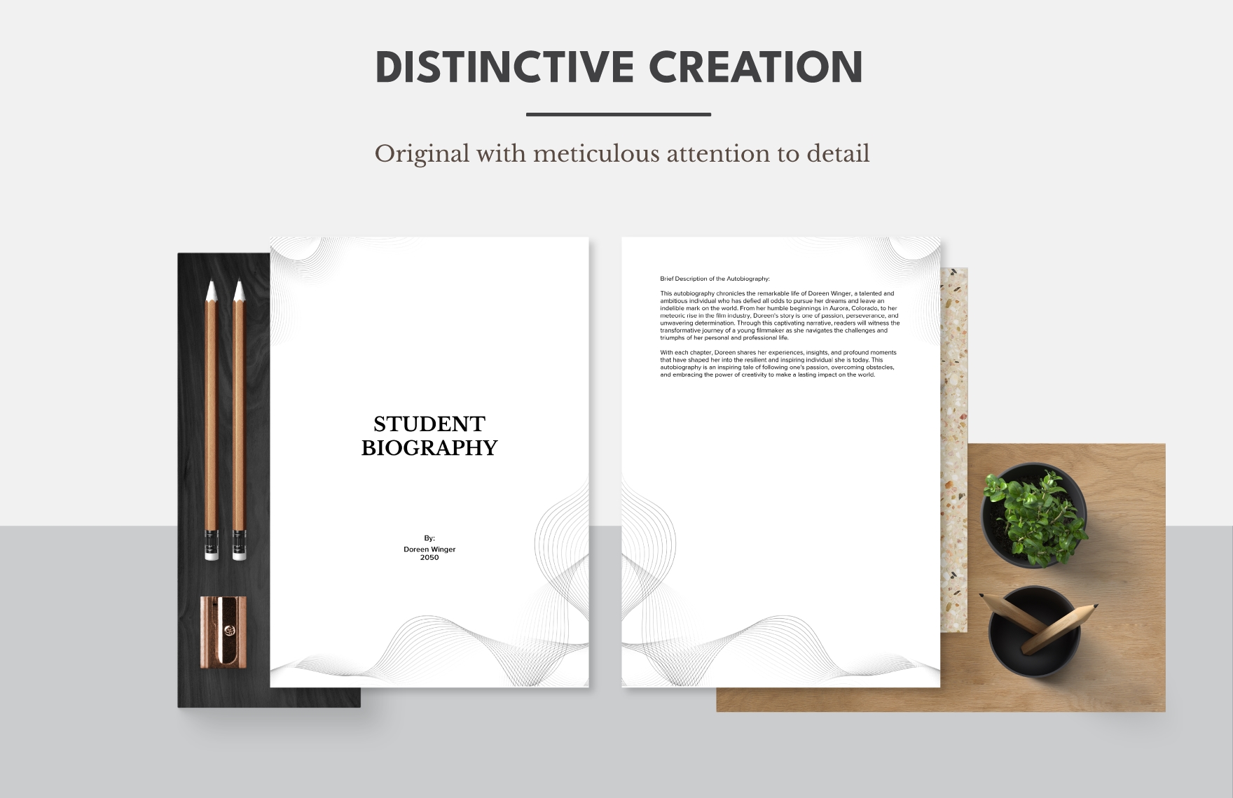 Student Biography Template