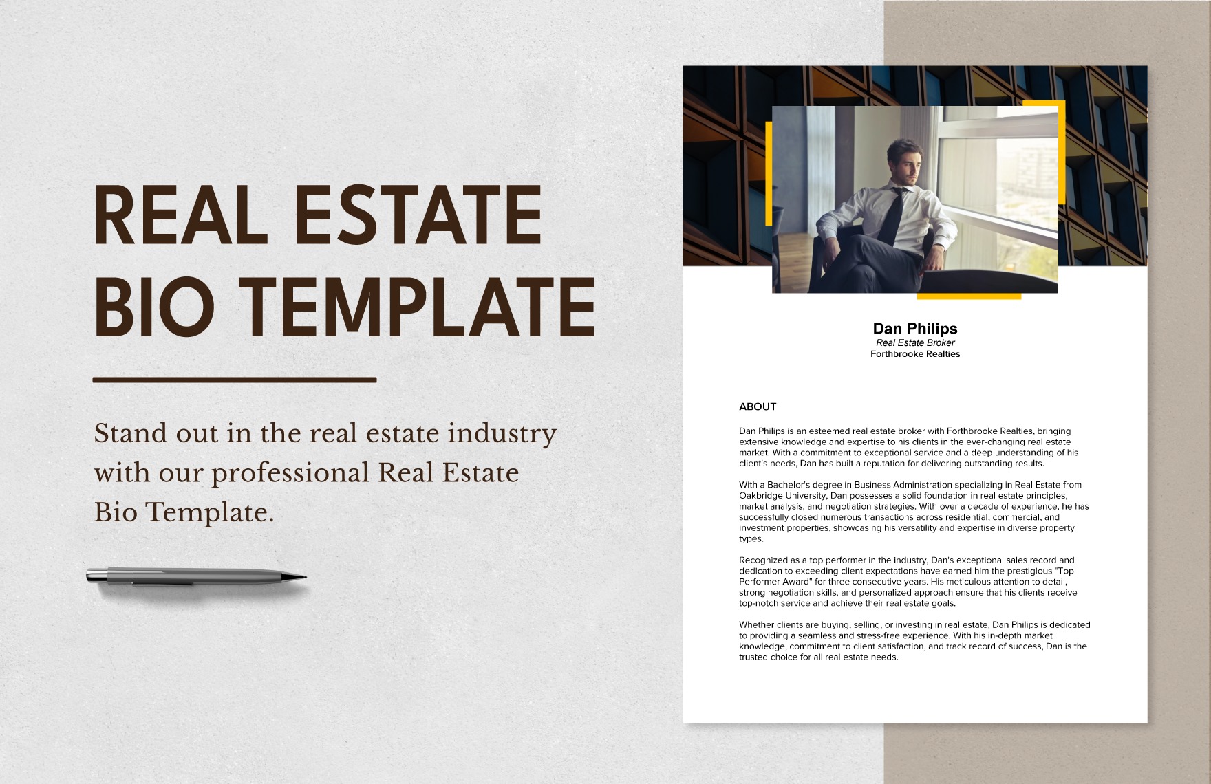 Realtor Profile Template Real Estate Agency Profile Template In Google Realtor Profile Template Real Estate Agency Profile Template In Google