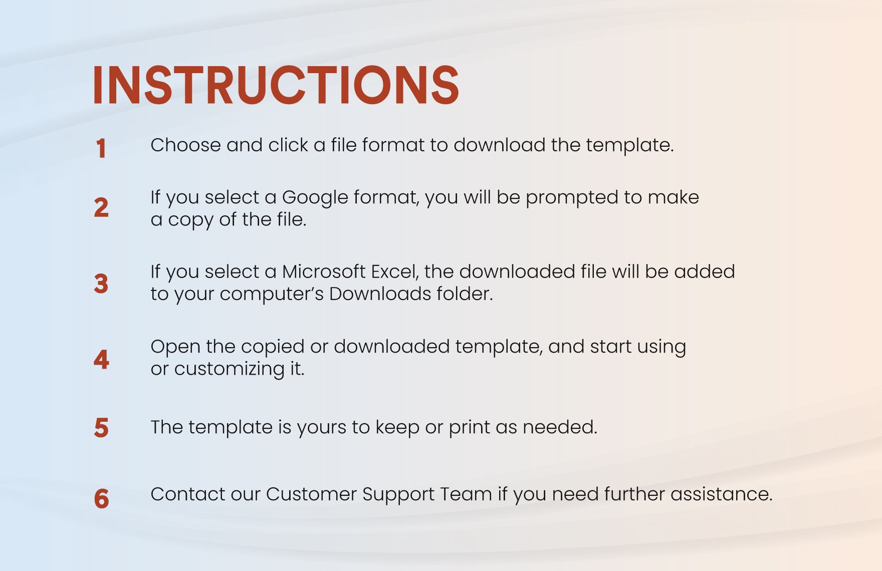 Estimation Template