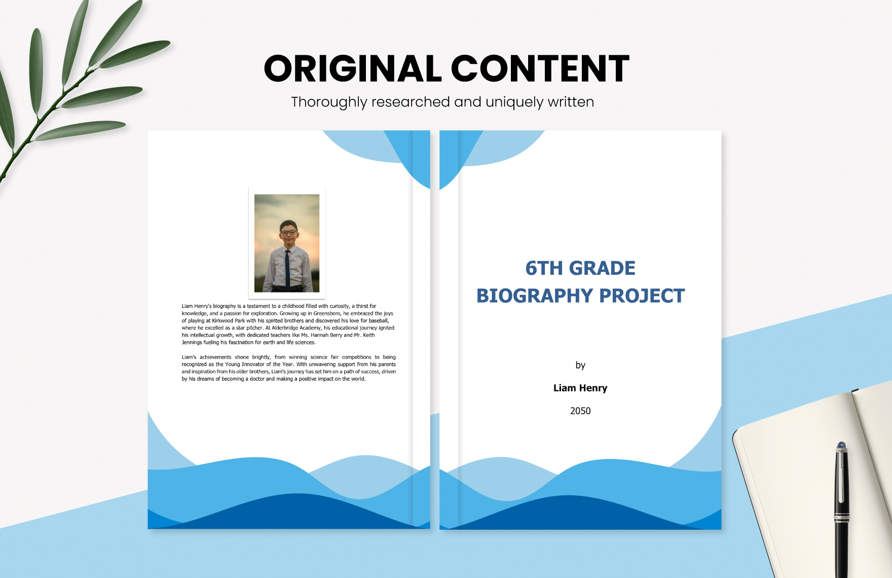 6th Grade Biography Project 