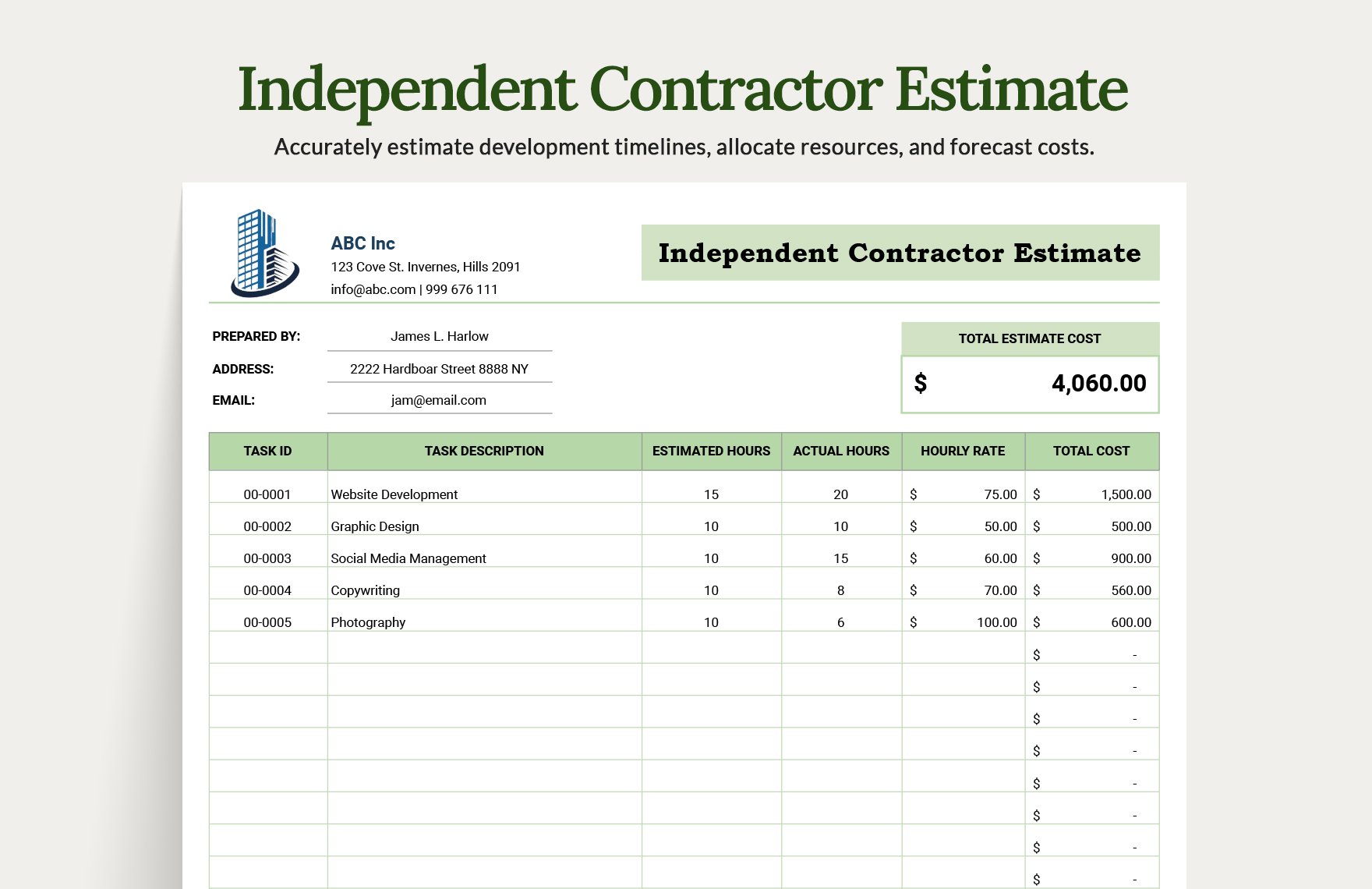 independent-contractor-estimate-template