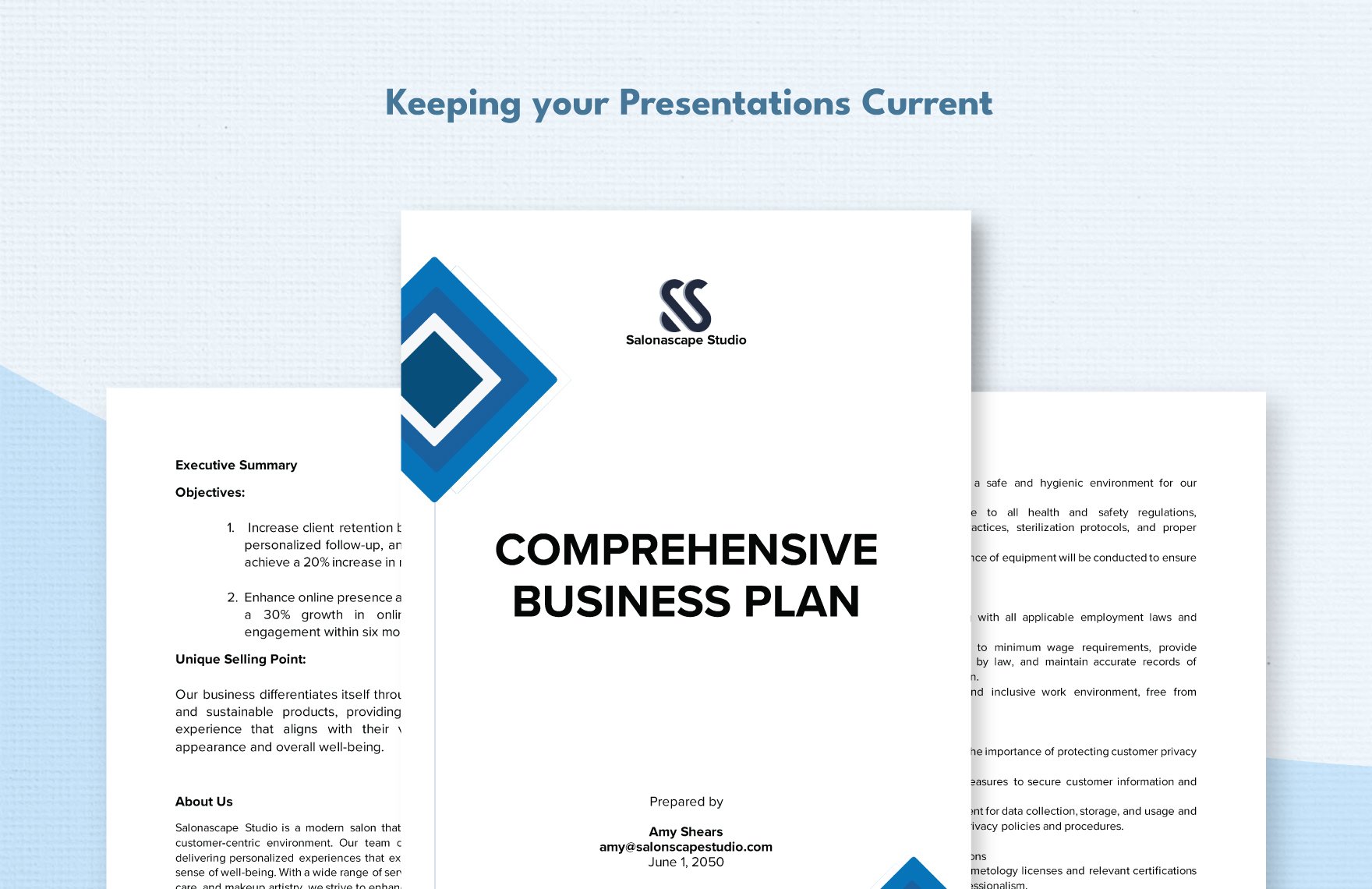 Comprehensive Business Plan Template