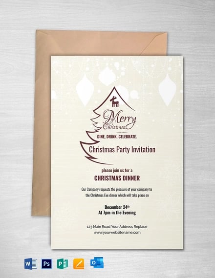 Office Christmas Party Invitation Template from images.template.net