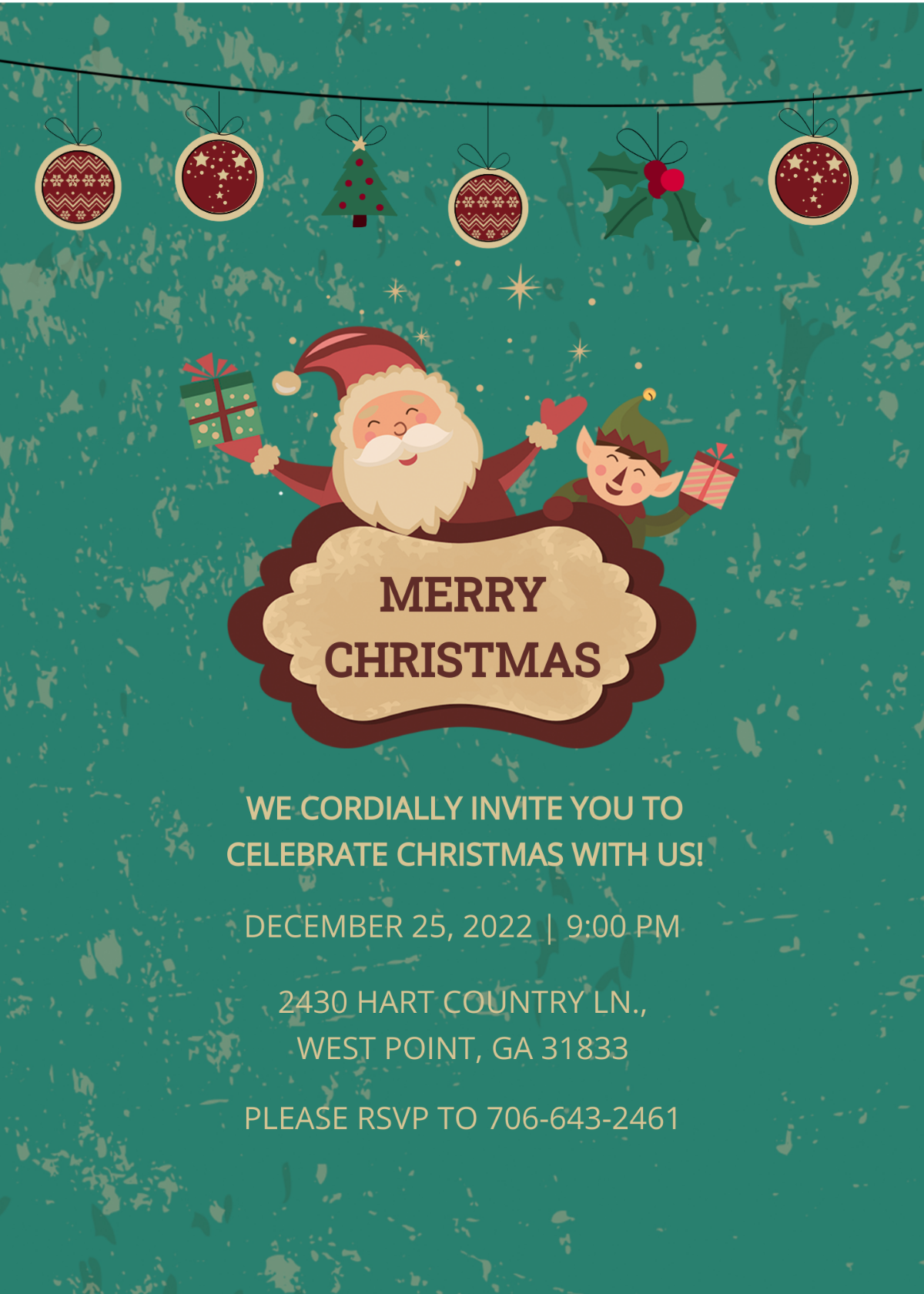 Christmas Invitation