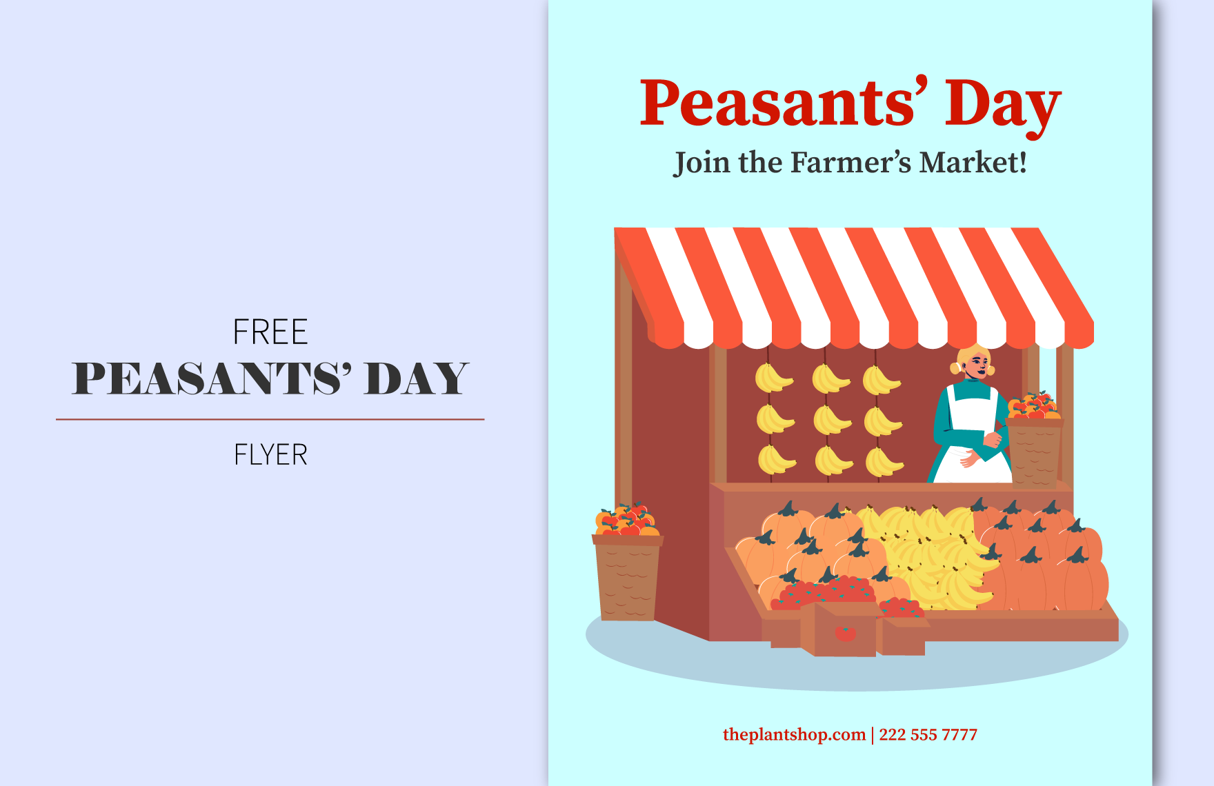 Peasants Day  Flyer