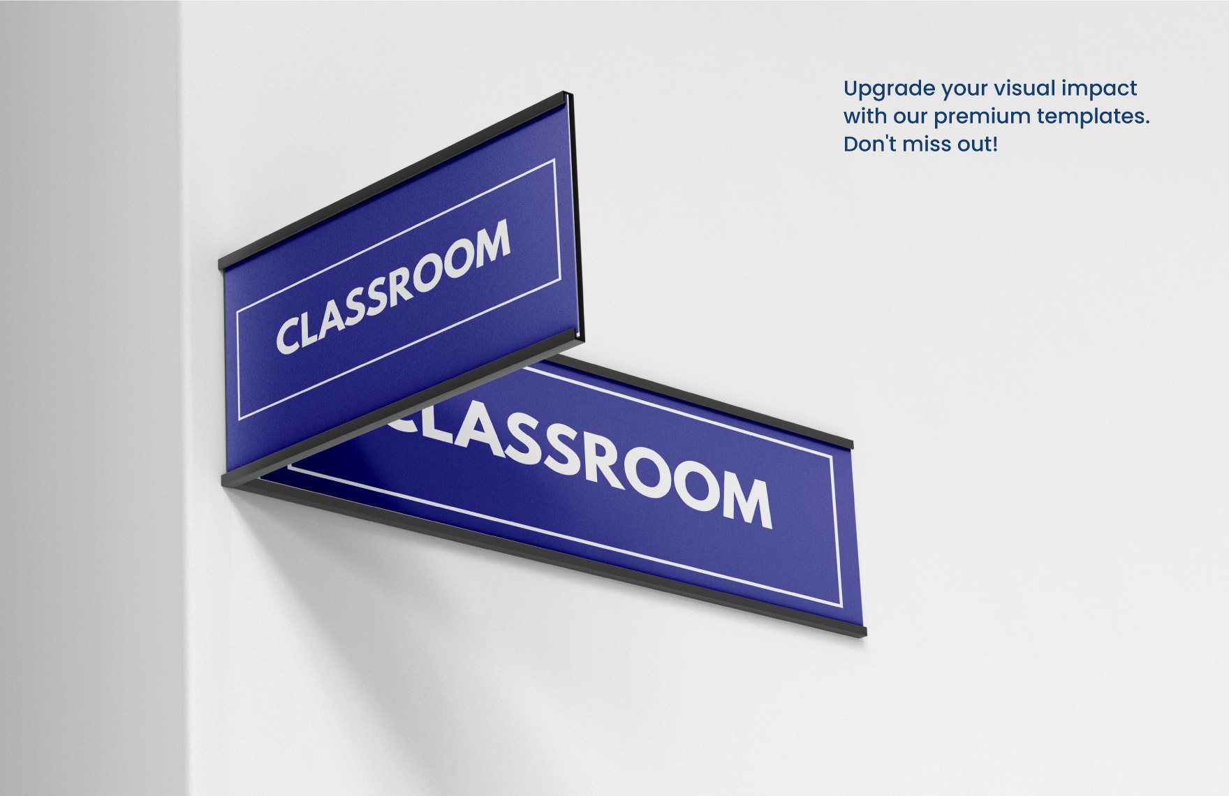 School Classroom Sign Template