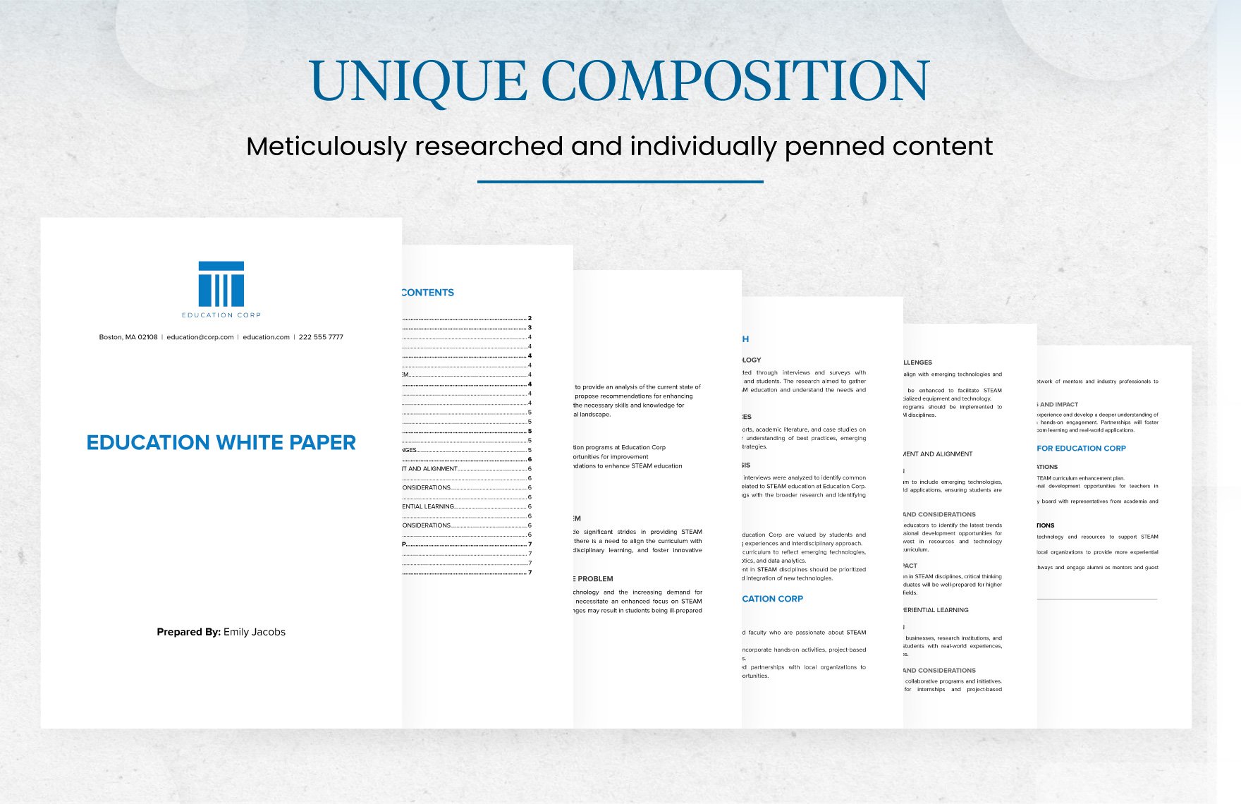 Education White Paper Template