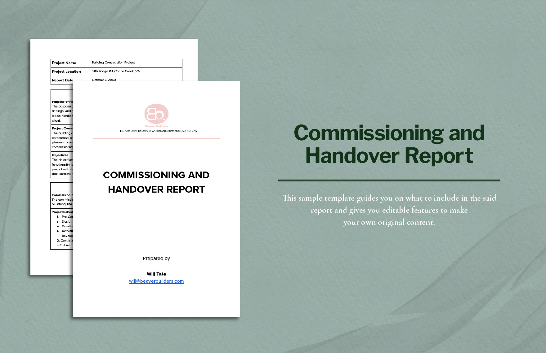 Editable Report Layout Templates In Word To Download