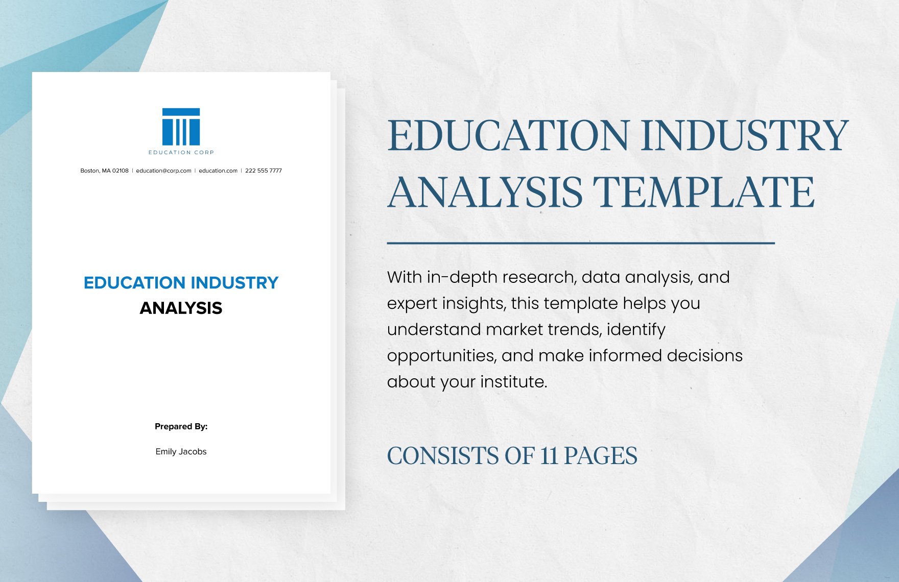 Education Industry Analysis Template