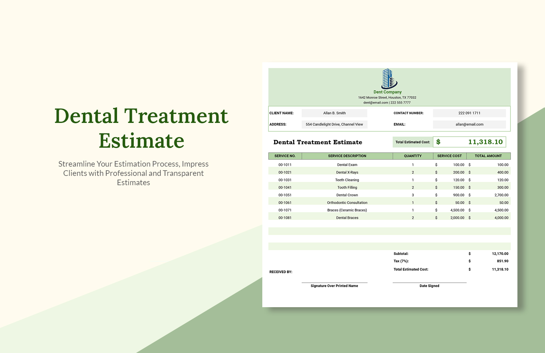 Free Landscape Estimate Templates Editable And Printable Free Landscape Estimate Templates Editable And Printable