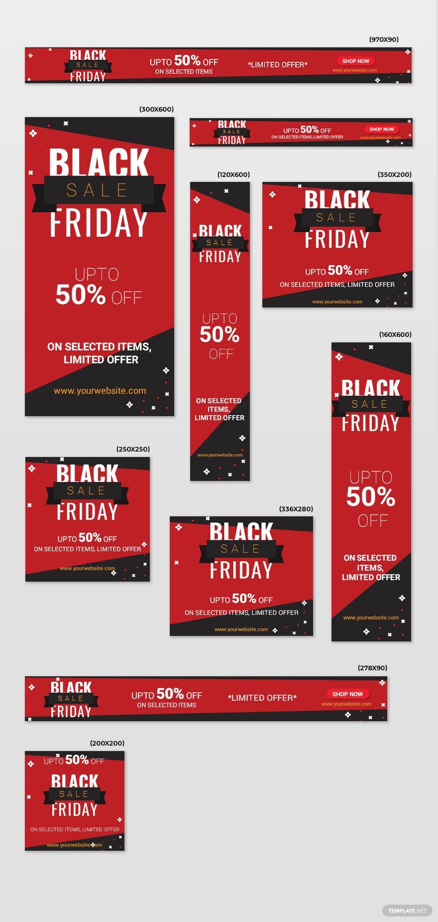Free Black Friday AD Template