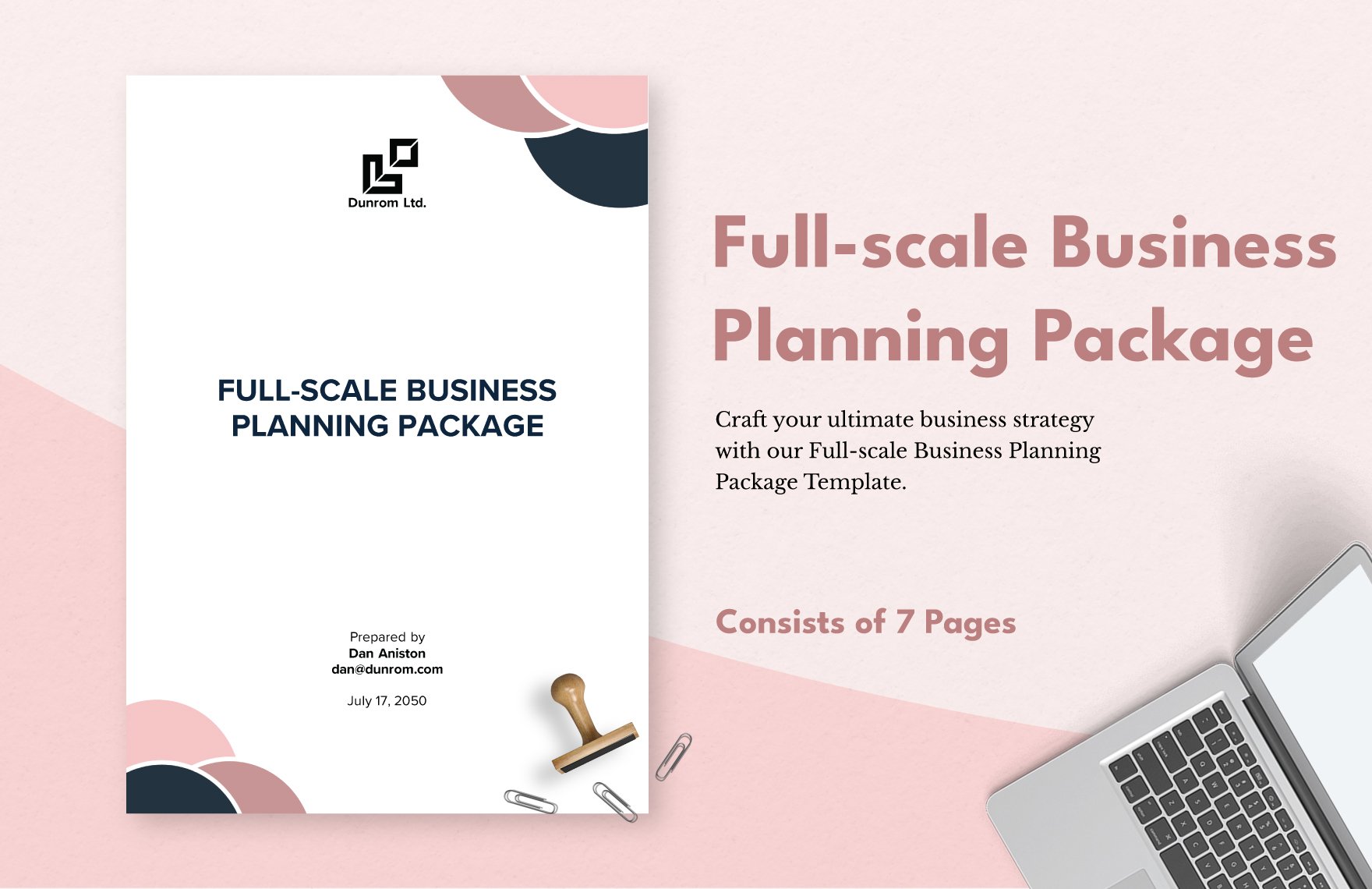 Full-scale Business Planning Package in Word, Google Docs, PDF