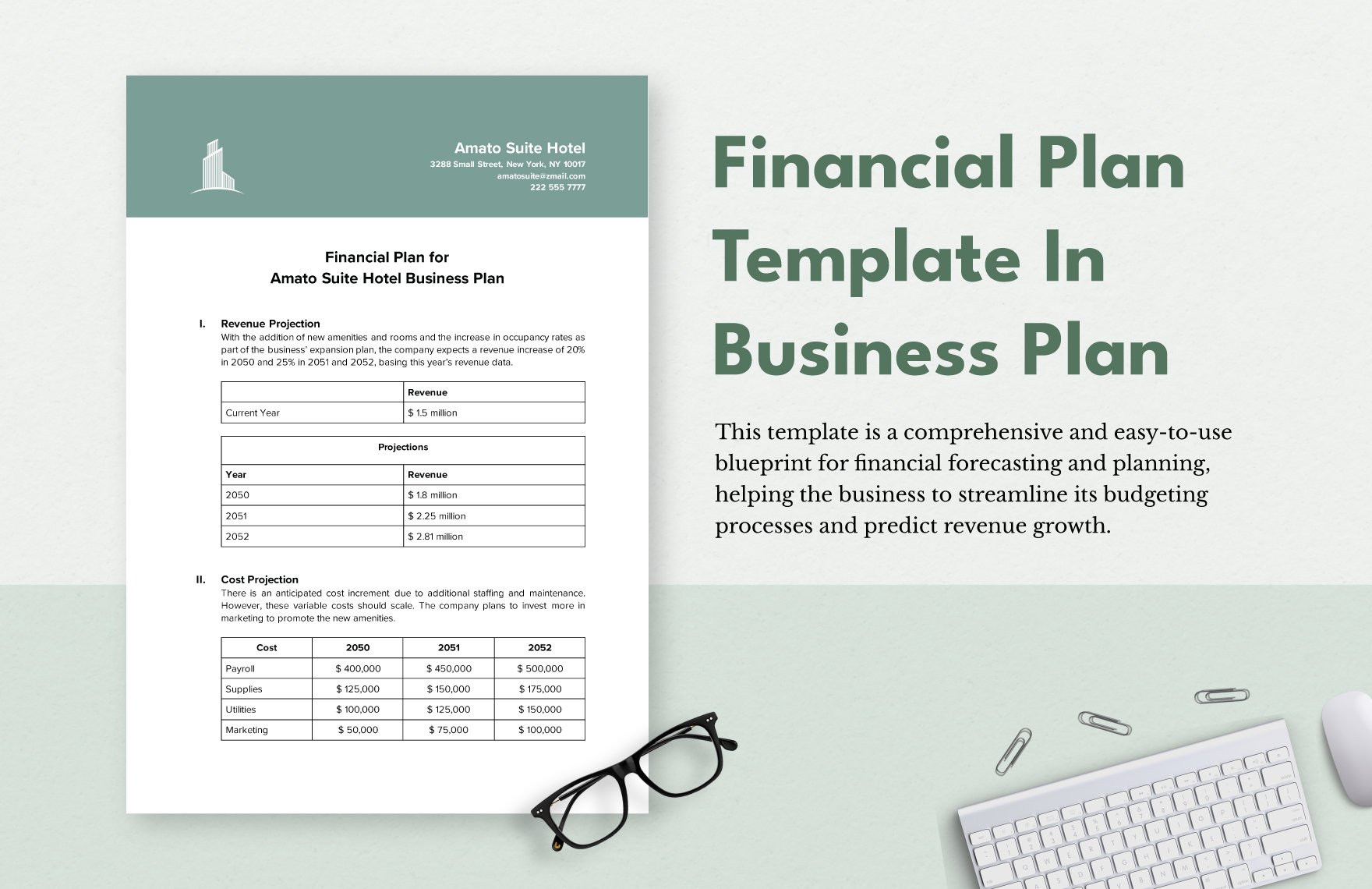 Financial Plan Template In Business Plan