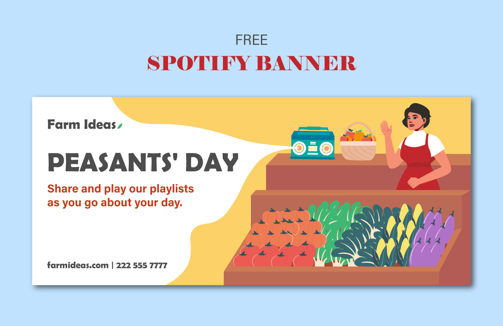 Peasants Day  Spotify Banner