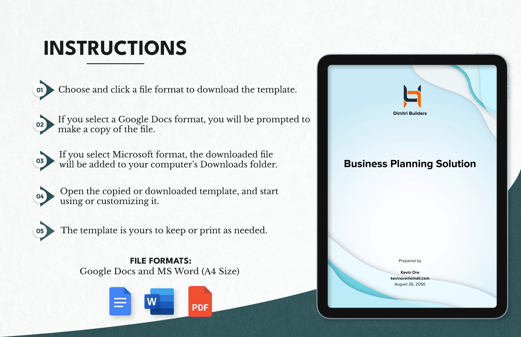 Ultimate Business Planning Solution Template