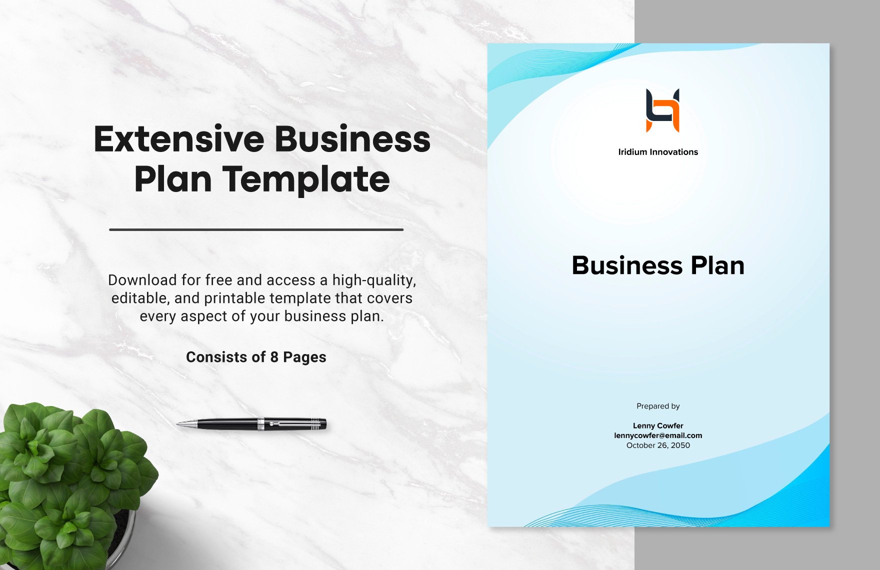 Extensive Business Plan Template in Word, Google Docs, PDF