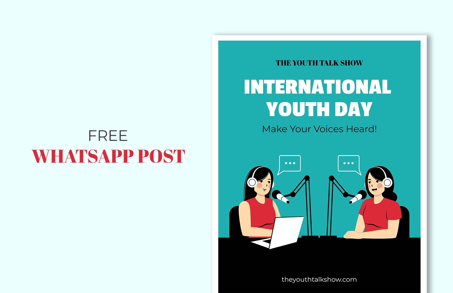 International Youth Day Whatsapp Vertical Post