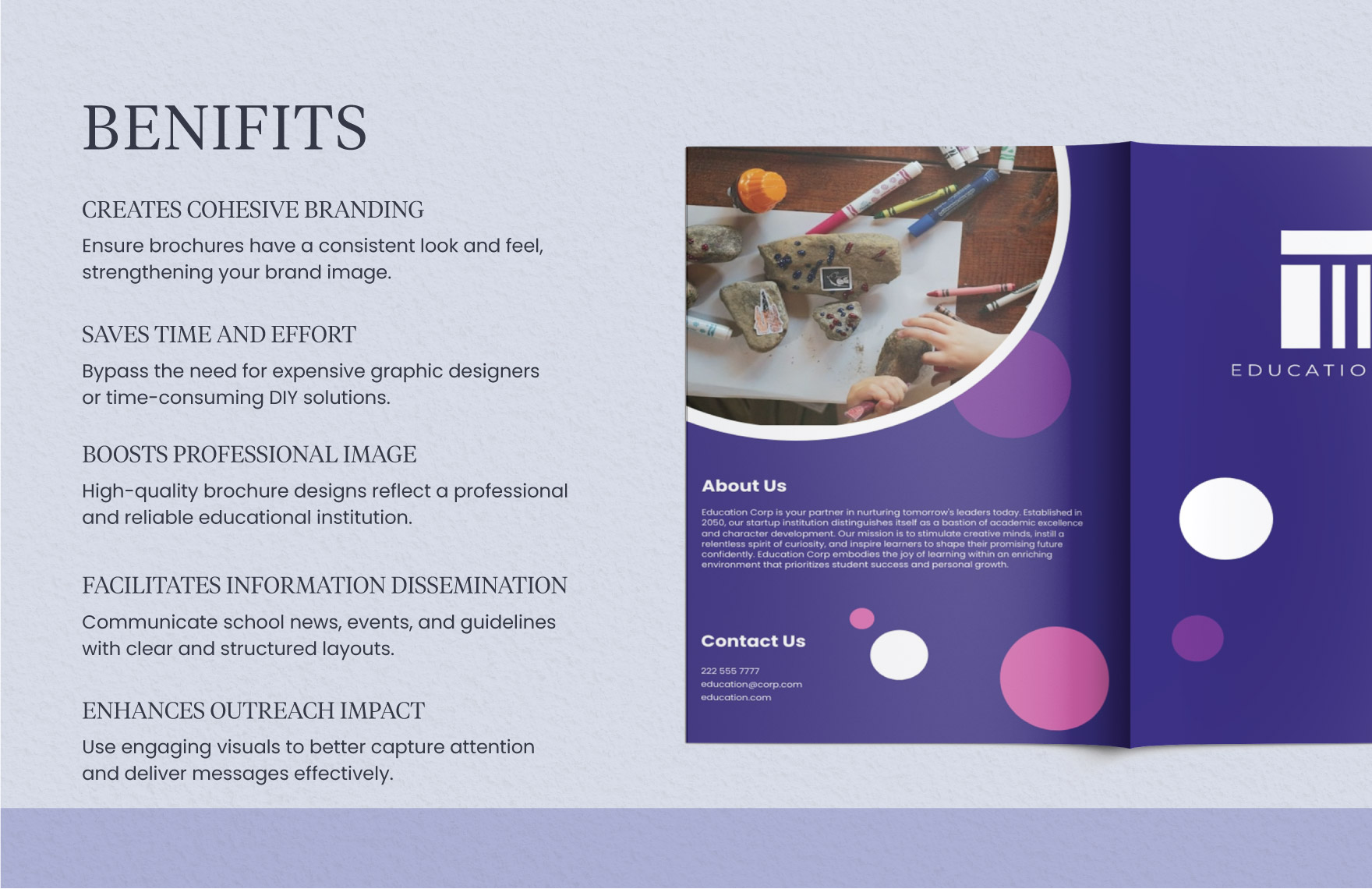 Startup School Business Brochure Template
