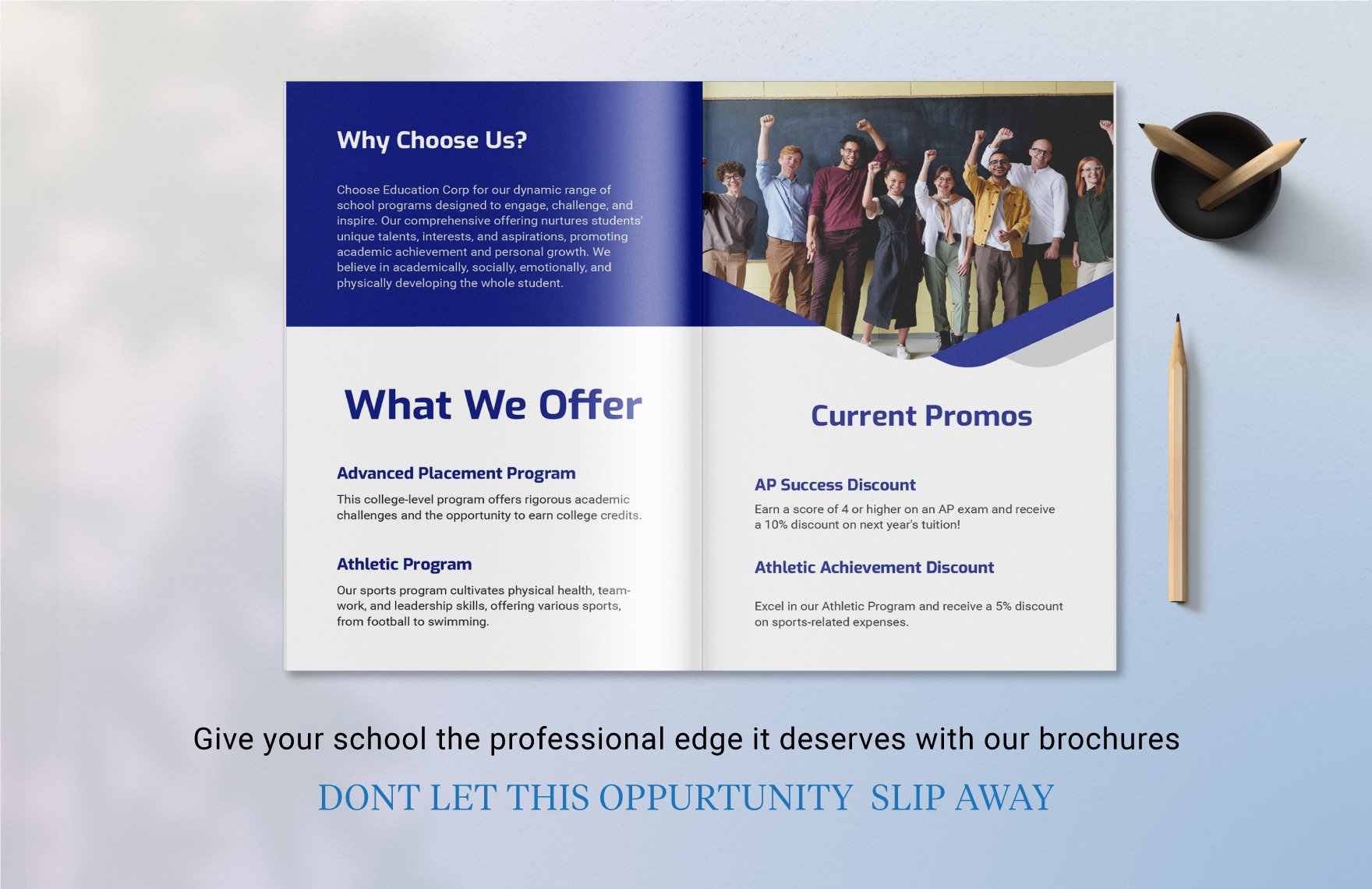 School Program-Specific Brochure Template