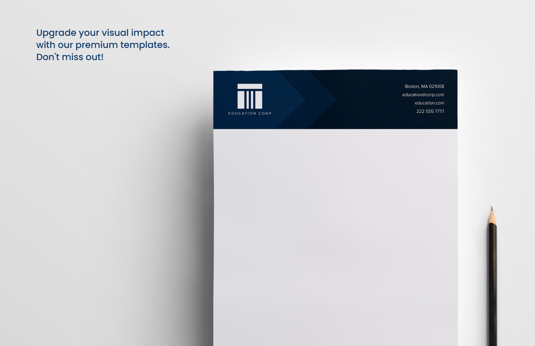 Higher Education Letterhead Template - Word, Illustrator, PSD, SVG, PNG ...