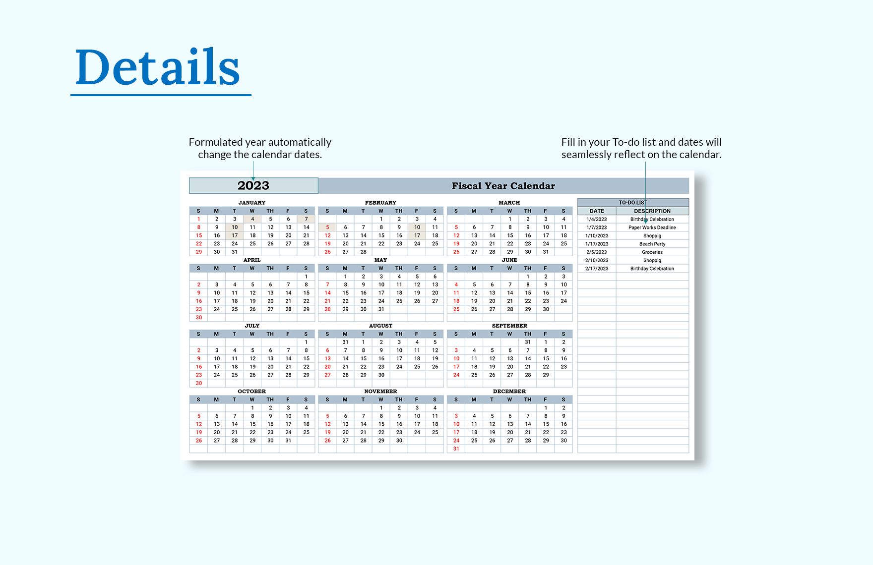 Calendar Year To Financial Year Excel 