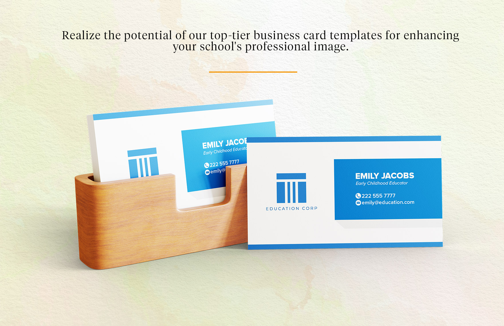 Early Childhood Educator Business Card Template