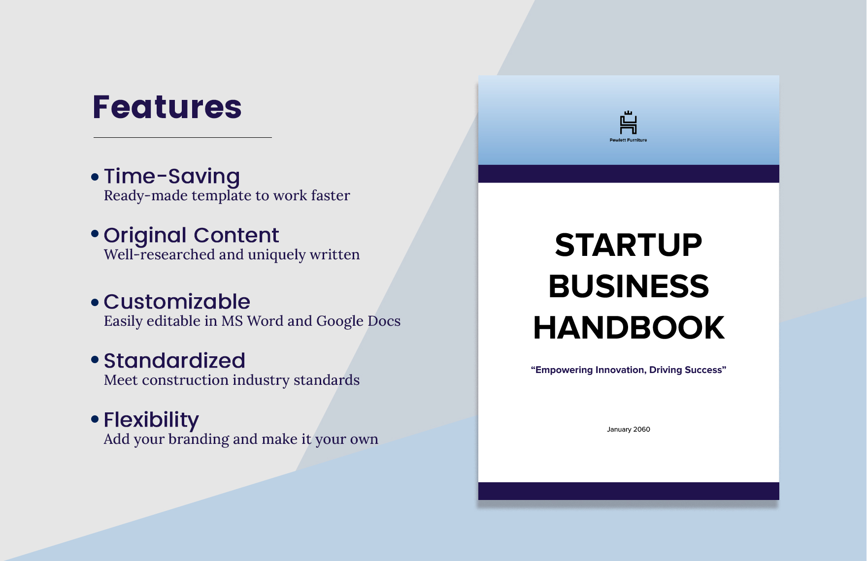 Startup Business Handbook Template