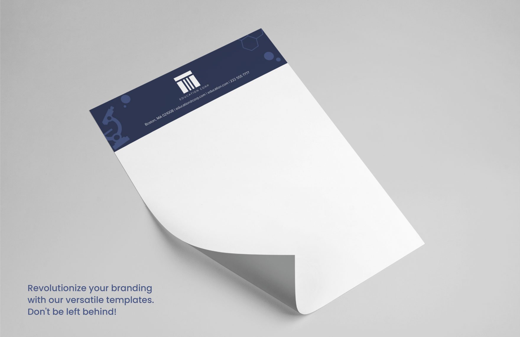 Science and Technology School Letterhead Template