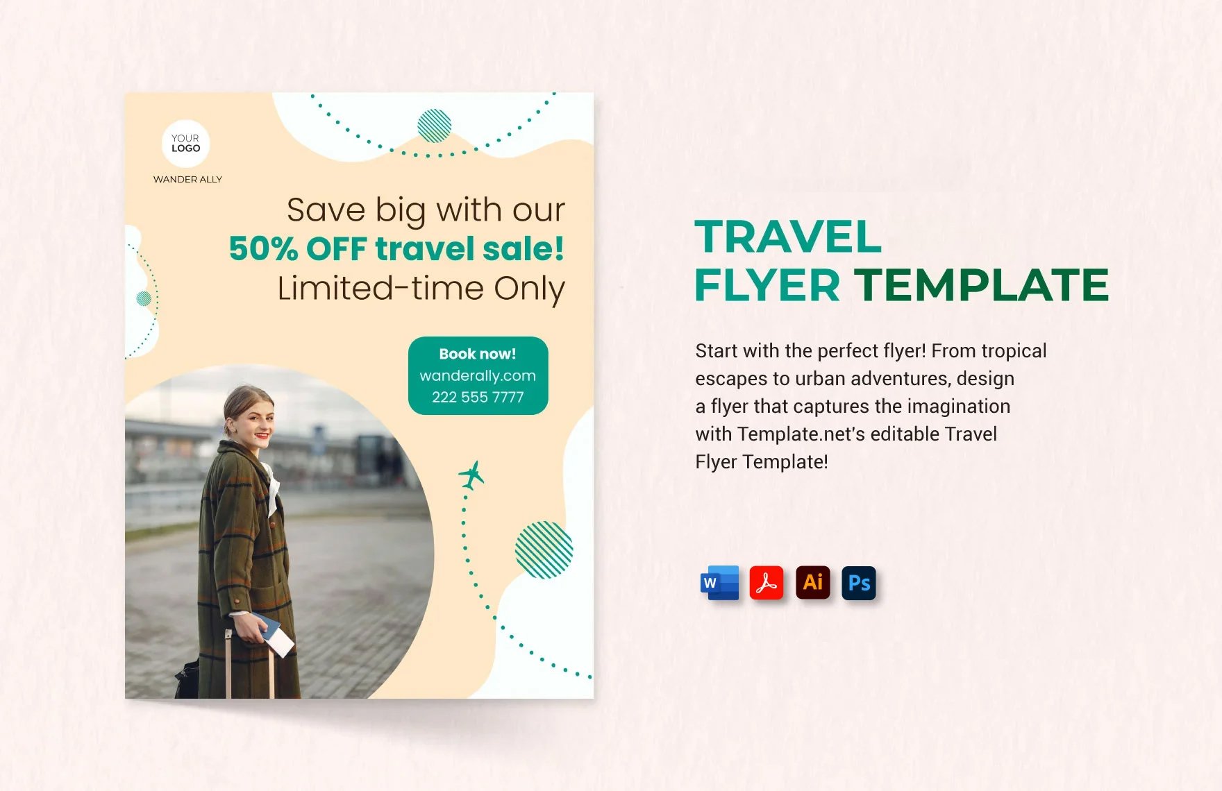 Free Travel Flyer Template in Word, PDF, Illustrator, PSD