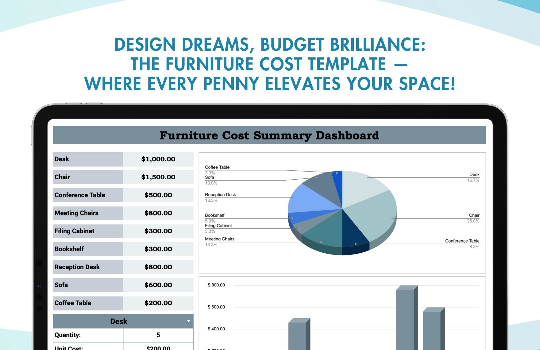 Furniture Cost Template