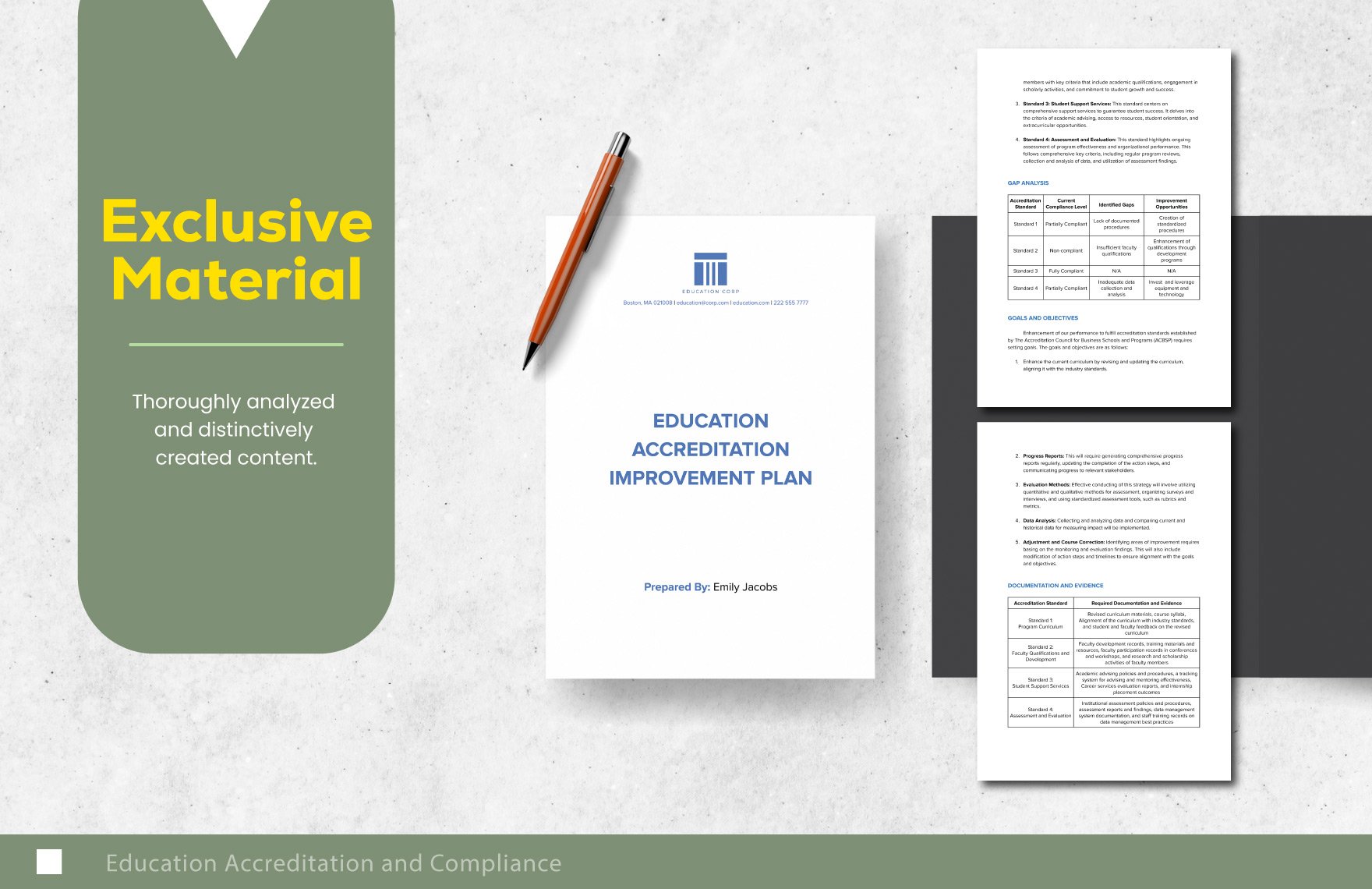 10+ Education Accreditation and Compliance Template Bundle