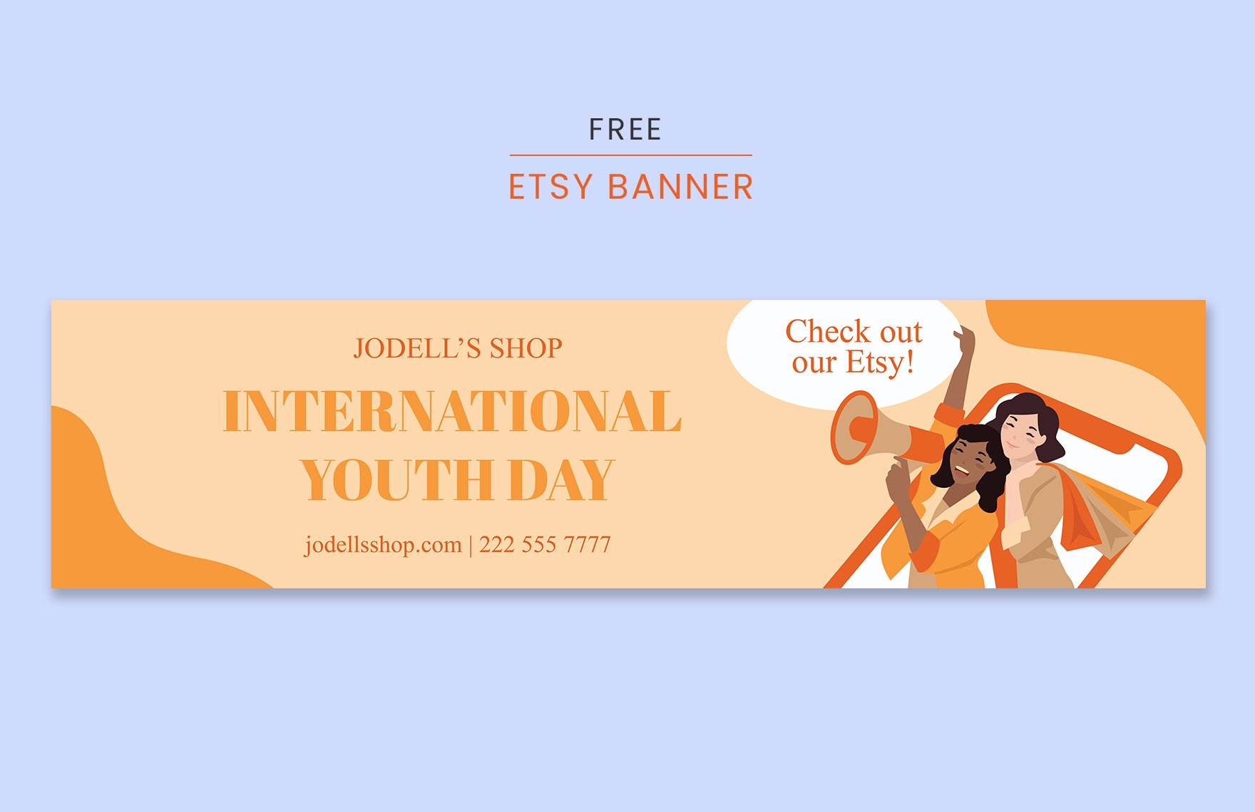 International Youth Day Etsy Banner