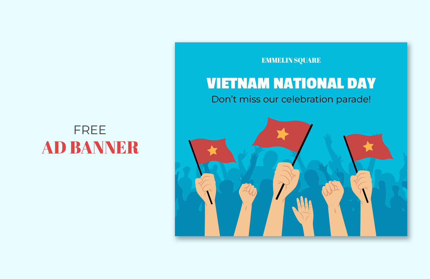 Vietnam National Day Ad Banner