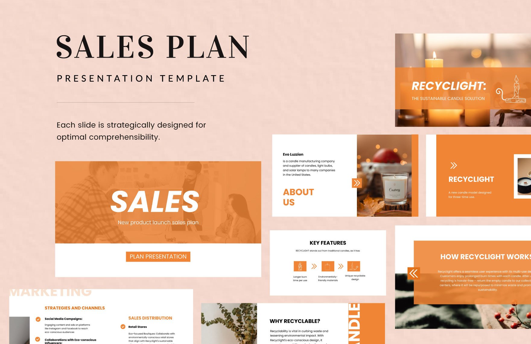 Sales Plan Presentation Template in PDF, PowerPoint, Google Slides